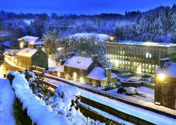Picture: On various dates throughout December, New Lanark World Heritage Site will be showcasing its spectacular Christmas at the Mills experience.