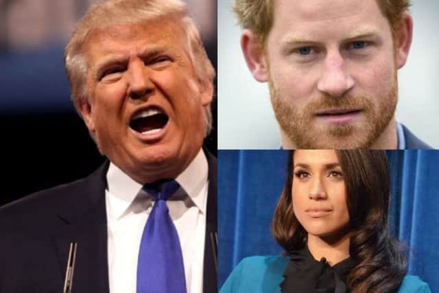 Donald Trump's inclusion on the guest list for Prince Harry and Meghan Markle's wedding could cause problems. Pictures: Creative Commons