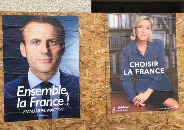 Presidential election posters in France