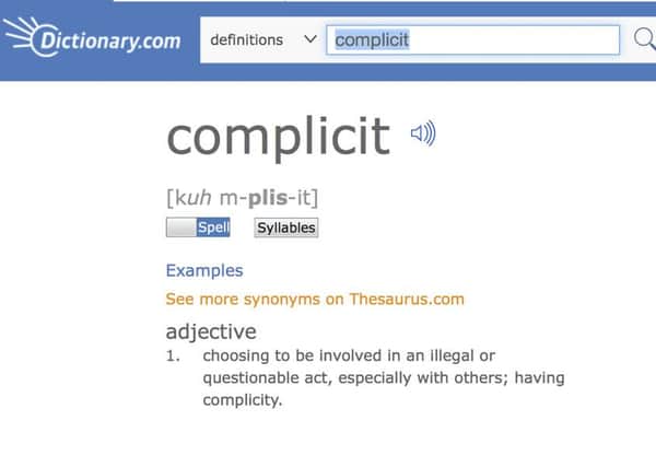 The lookups of the word increased nearly 300 percent over last year. Picture: Dictionary.com via AP