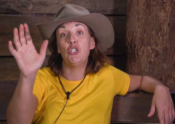 Former Scottish Labour leader Kezia Dugdale on I'm A Celebrity...Get Me Out Of Here! Photo: ITV/REX/Shutterstock