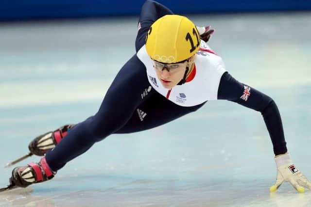 Elise Christie became the first European woman to win the 1,000m, 1500m and overall gold at the World Championships in Rotterdam in March. Picture: David Davies/PA Wire.