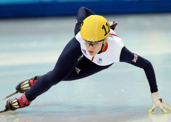 Elise Christie became the first European woman to win the 1,000m, 1500m and overall gold at the World Championships in Rotterdam in March. Picture: David Davies/PA Wire.