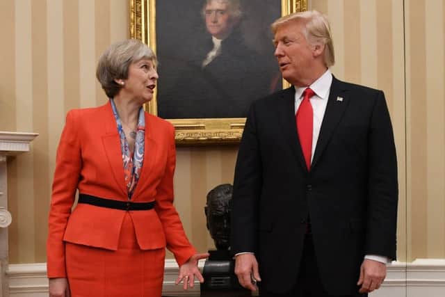 Donald Trump and Theresa May were two of the key players this year