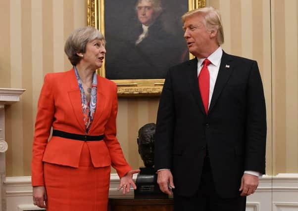Donald Trump and Theresa May were two of the key players this year
