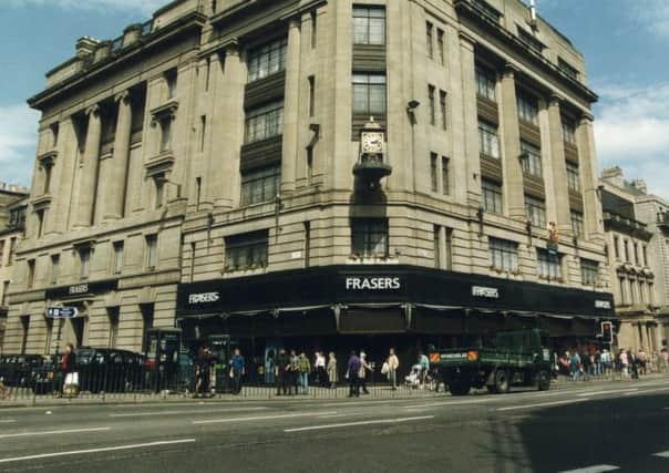 House of Fraser on Princes Street, Edinburgh