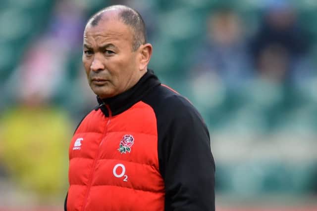 Sceptical: Eddie Jones has said he'll 'wait and see' if Scotland are a force to be reckoned with under Gregor Townsend. Picture: AFP/Getty Images