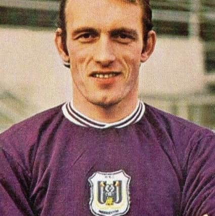 Van Himst in Anderlecht kit during his playing days in 1973. Picture: Contributed