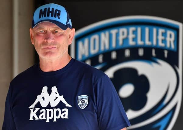 Vern Cotter has guided Montpellier to the summit of the Top 14. Pic: Pascal Guyoy AFP/Getty Images)