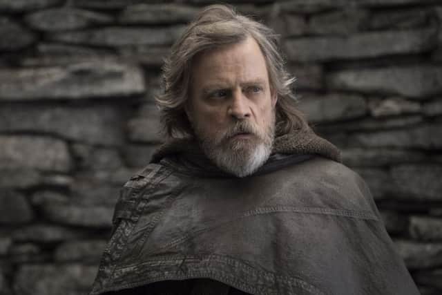 Mark Hamill as Luke Skywalker in Star Wars: The Last Jedi PIC: John Wilson / Lucasfilm Ltd