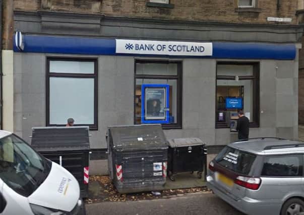 The Bank of Scotland branch in Piershill, Edinburgh is one of offices set to close. Picture: Google Map