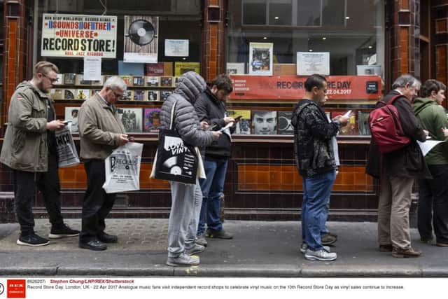Vinyl sales are growing strongly, new figures show. Picture: Stephen Chung/LNP/REX/Shutterstock