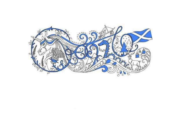 The St Andrew's Day Google doodle. Picture: Google