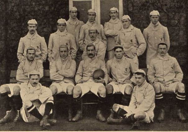 John Argentine Campbell (back row, middle) in the Cambridge team of 1897.