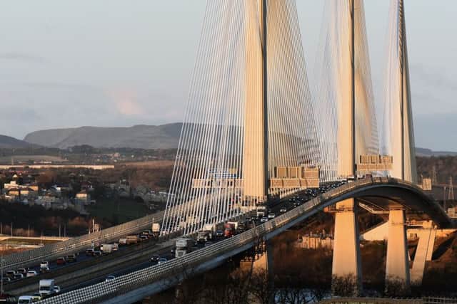 Queensferry Crossing lane closures to be lifted. Picture: Lisa Ferguson