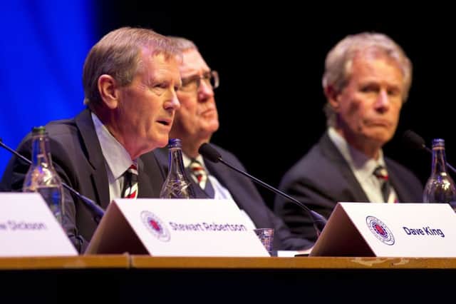 Rangers Chairman Dave King was on the end of a bizarre school query at the club's AGM. Picture: Kirk O'Rourke/Rangers/PA Wire