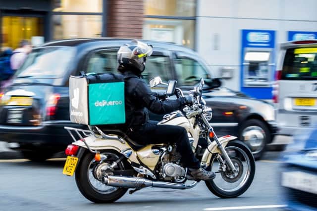 Deliveroo drivers