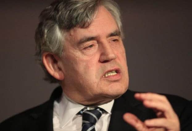 Gordon Brown was speaking in Madrid. Picture: PA
