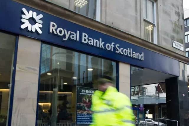 RBS' closure plan will leave it with 89 branches in Scotland. Picture: John Devlin