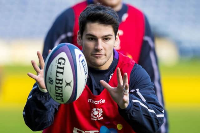 Sam Hidalgo-Clyne came off the bench to score three tries for Edinburgh and converted them all. Picture: Gary Hutchison/SNS/SRU