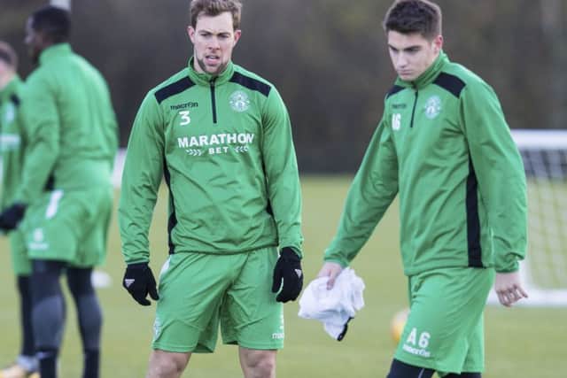 Steven Whittaker and Ben Stirling pictured at East Mains training centre. Picture: SNS Group