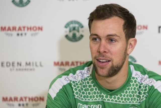 Steven Whittaker, in his second spell at Easter Road, says he's frustrated that Hibs don't have more points. Picture: SNS Group