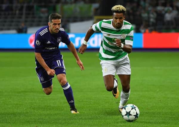 Scott Sinclair helped Celtic beat Anderlecht 3-0 in Brussels. Picture: AFP/Getty Images