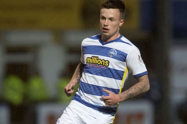 Gary Oliver opened the scoring for Morton. Picture: SNS/Craig Foy