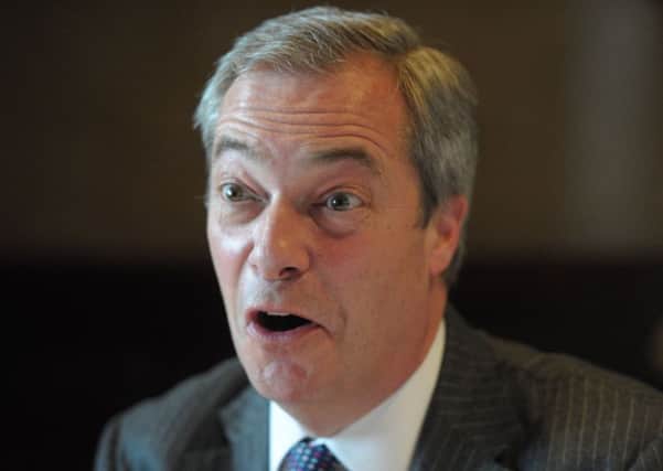 Former UKIP leader Nigel Farage