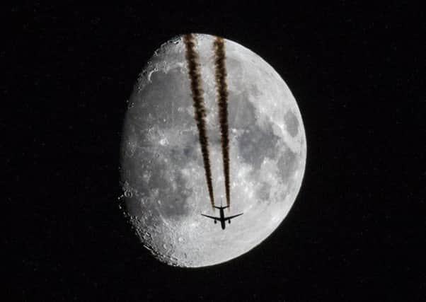Photographer Drew Geddes captured this image of the 'supermoon' phenomenon from his back garden in
Dalbeattie. Picture: D Geddes