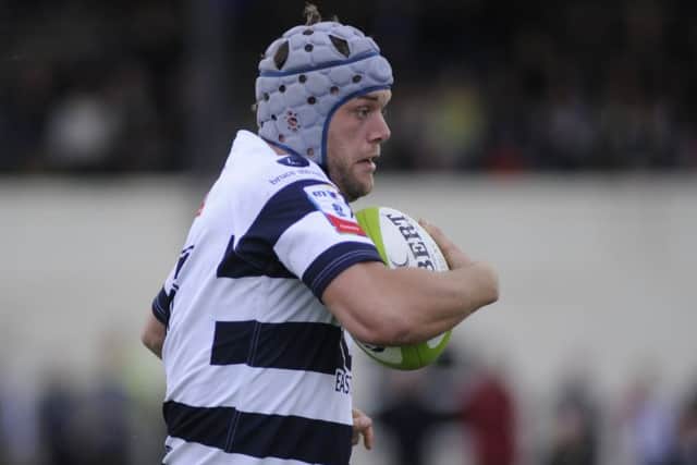 Jack Turley scored an early try for Heriot's. Picture: Andrew O'Brien.