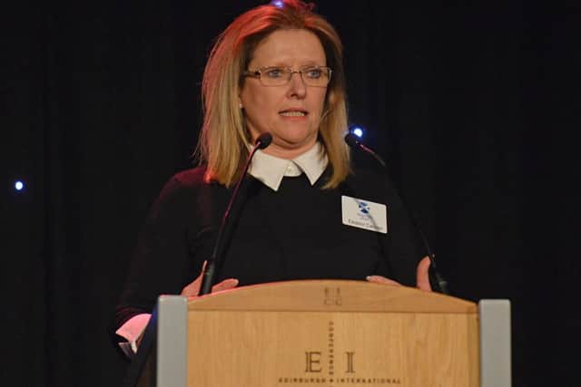 Eleanor Cannon addresses the conference. Picture: Jon Savage