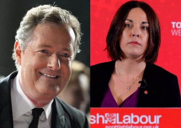 Piers Morgan launched an attack on Kezia Dugdale after she refused to come on Good Morning Britain. Picture: Getty