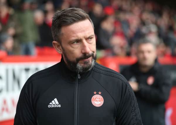 Rangers have been told to pay a compensation figure up front if they want to open talks with Derek McInnes. Picture: PA