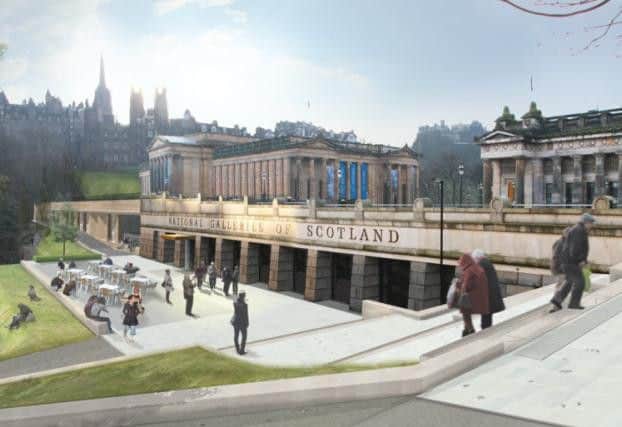 A five metre extension of the Scottish National Gallery into Princes Street Gardens has been shelved to try to keep costs down.