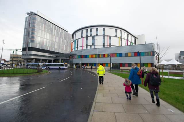 The Clinical Innovation Centre operates at the heart of the Queen Elizabeth University Hospital, which opened in 2015. Picture: John Devlin/TSPL