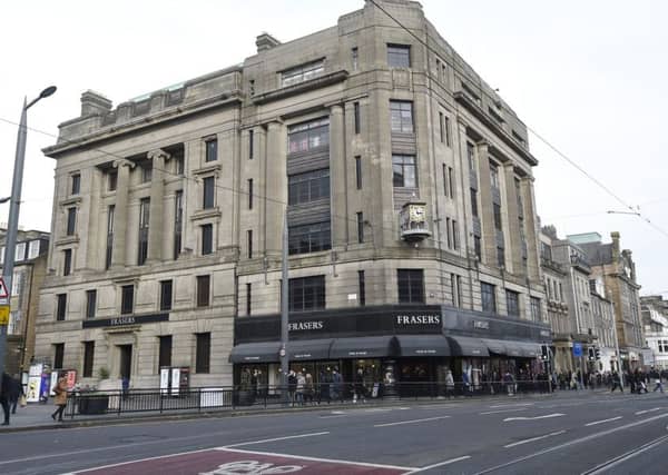 Frasers department store at the West End. The building is up for sale and may be converted into a hotel. Picture: Greg Macvean.