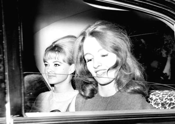 Christine Keeler (right) and Mandy Rice-Davies, pictured in 1963, were just teenagers when they were being used for sex by powerful men old enough to be their grandfathers (Picture: PA)