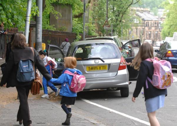 A new school provides an opportunity to switch the school run from driving to walking. Picture: Robert Perry