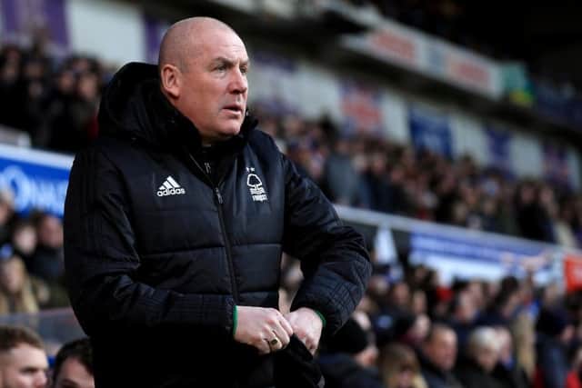 Mark Warburton looks on during the Sky Bet Championship match between Ipswich Town and Nottingham Forest. Picture: Getty Images