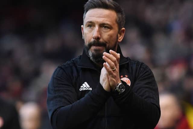 Staying: Derek McInnes is going nowhere. Picture: SNS Group