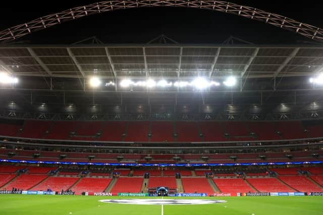 Wembley Stadium was awarded the matches initially slated for Belgium. Picture: PA