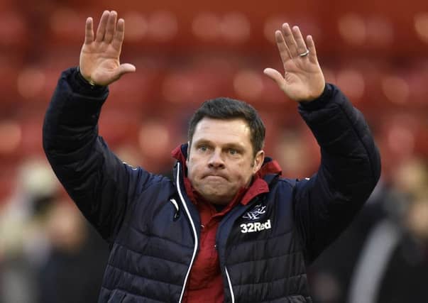 Graeme Murty will remain in charge of Rangers for the rest of the year. Picture: SNS