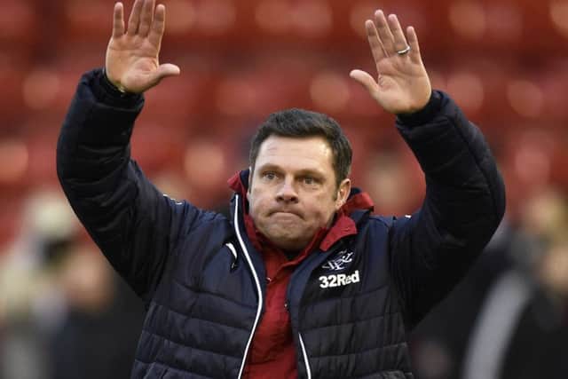Graeme Murty will remain in charge of Rangers for the rest of the year. Picture: SNS