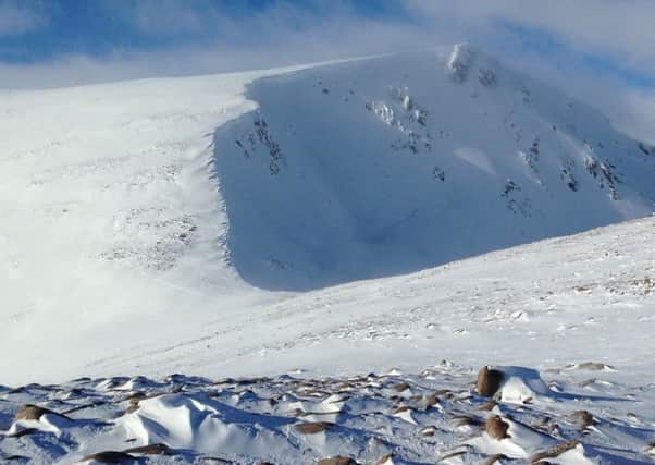 Three climbers were rescued from the Cairngorms.