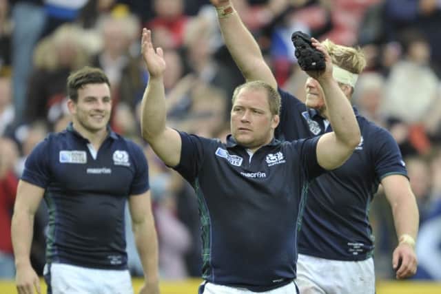 Scotland prop WP Nel.
Picture Ian Rutherford