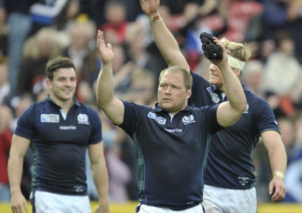 Scotland prop WP Nel.  Picture Ian Rutherford