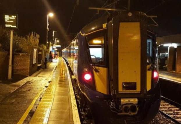 The new Hitachi trains are on test but not expected to carry passengers until March. Picture: ScotRail Alliance