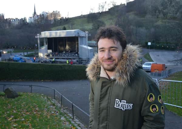Josh Littlejohn, founder of Social Bite, which is organising the Sleep in the Park event in Edinburgh's Princes Street Gardens (Picture: Jon Savage)