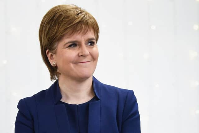 Scottish First Minister Nicola Sturgeon.  (Photo by Jeff J Mitchell - WPA Pool/Getty Images)